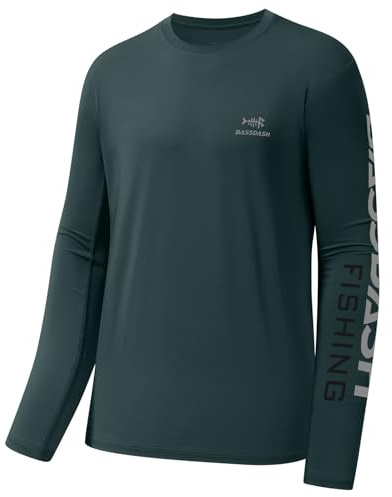 Bassdash fiske-tröjor för män UV-solskydd UPF 50+ långärmad t-shirt