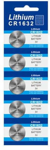 Xuanxi Knopfzellenbatterie, 3 V, Lithium-Knopfzelle CR927/CR1220/CR1620/CR1632/CR2016/CR2025/CR2450, 25 Stück/5 Stück