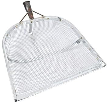 trädgårdssil Trädgårdsskötsel Jordspade Metall Jordnötssil Jordspade Jordbruksfilter Sil Jordskyffel Jordnötsfilter (6MM) Jordfilter