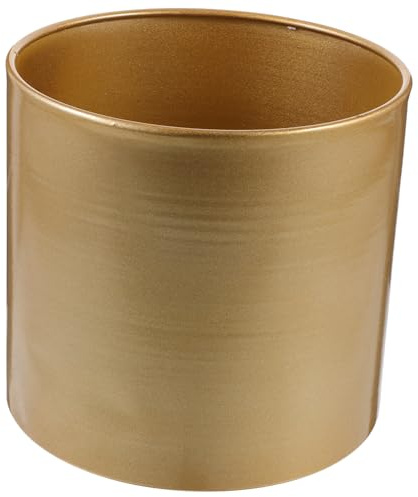 Happyyami Maceta para Jardín y Jardínera De Hierro Moderna para Exteriores Pequeña, Maceta Metálica Resistente Humedad, Decoración De Interior y Exteriores Funcional