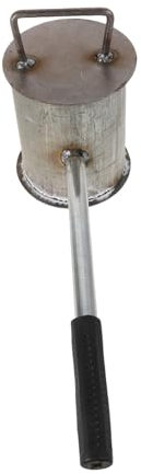 PartyKindom Carbon Extinguisher Steel Fire Pit Ash Bucket Portable Bbq Tools for Outdoor Camping Handle for Home and Grill Use