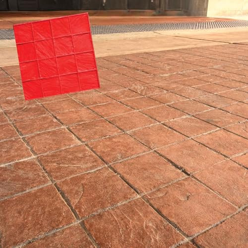 Molde para hormigón impreso Plantilla Textura Adoquin Piedra Sevilla 60x60 cm- Moldes Hormigon Impreso estampado Tematización (SEMI-RÍGIDO)