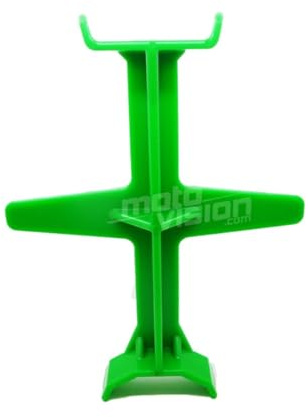 Support de Suspension Universel pour Fourche de Moto - Outil de Transport - Protection en Plastique - pour Moto Tout-Terrain, Motocross et Enduro, 29,3 x 23,1 x 9,8 cm (Vert)