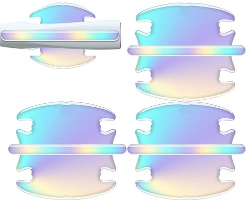 Protection de Poignée de Portière - Autocollant Anti-Rayures pour Cavité de Poignée | Jeu d'Autocollants Décoratifs Multicolores pour Extérieur Camion Camping-Car Automobile