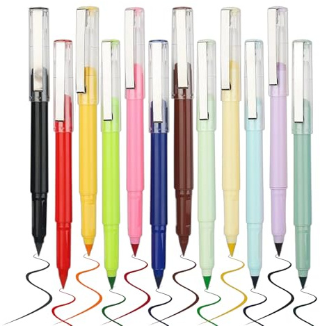 Forever Pencil – Matita infinita | Strumento di scrittura Forever 12 pezzi non c'è bisogno di temperare per ufficio, studenti, bambini, casa scuola