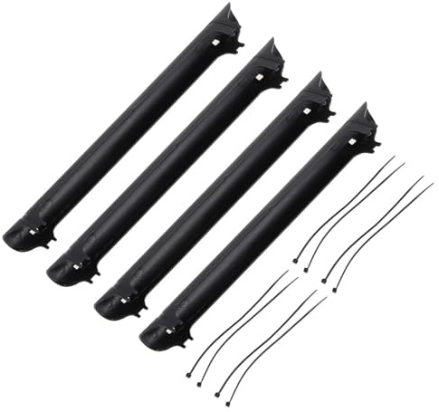 Abaodam Mountain Bike Chain Stay Cover 4Pcs Black Bike Frame Protector Stickers Bicycle Chain Guard Parts for Outdoor Cycling Equipment