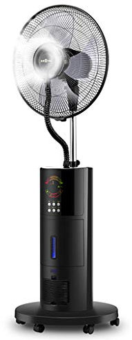 Ventilatori a piantana Aria condizionata Ventilatore Elettrodomestico Verticale Pavimento Nebulizzazione Spray Raffreddamento Umidificatore Intelligent Atomization Abbastanza grande LED Fan Oscillante