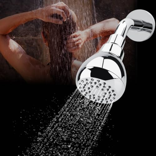 Amerikanischer Standardhandgriff-Duschkopf-Chrom-Wassereinsparungbad-Niederschlags-Spitzen-Spray