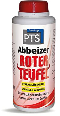 PTS Coatings Abbeizer Roter Teufel - Entlacker Lackentferner Abbeizmittel Farben Lacke (750ml)