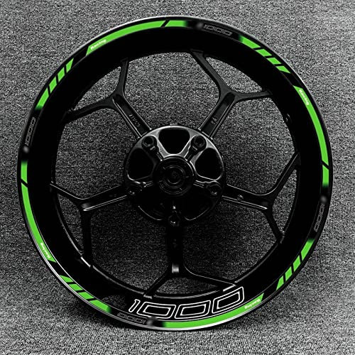 Felgenband Motorrad-Innen- Und Außenradnaben-Aufkleber, Dekorative Felge, Wasserdicht, Hochreflektierend, Für Kawasaki Z1000(Color:14)