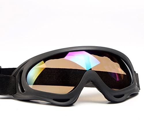 TopHomer Gafas de seguridad envolventes con protección UV que se ajustan sobre las gafas, gafas selladas antivaho con lente transparente ventilada para laboratorio, soldadura, bricolaje, construcción, esquí, ciclismo y deportes