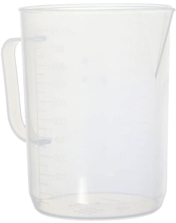 couponhub Grandi tazze di miscelazione della resina, 1000 ml di plastica del silicone liquido misurini per la resinplastica tazza 1000ml