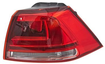 EDA PREMIUM auto Rückleuchte, Rücklicht, Heckleuchte Rechts Dunkel 5G0945096H passend für VW GOLF VII 2012-2017, H/B, außen, dunkel, ECE