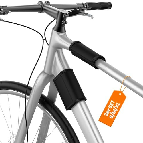 Siegvoll Protector de Cuadro de Bicicleta con 3 Tamaños Diferentes Protector de Marco de Bicicleta Protección de Transporte para Cuadro de Carbono Accesorios para Bicicletas Protección contra Arañazos