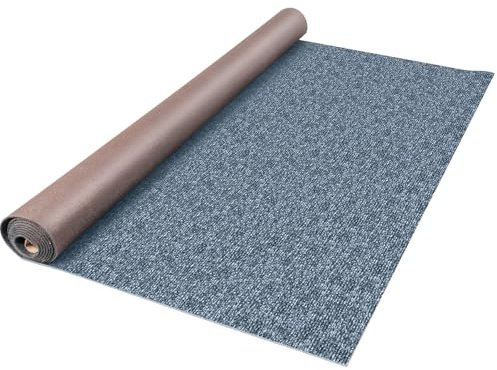 Happybuy Grey Marine Carpet Roll - 6x18 ft, Ideal for Indoor/Outdoor, Water-Resistant, Anti-Slip TPR Backing, Easy to Maintain for Boats, Patios, & Decks