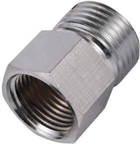 Silver M18 to 1/2 3/4 Male Thread Adapter 18mm Thread Connector for Faucet Conversion Repair Tap Pump Purifier Accessories,Type 1