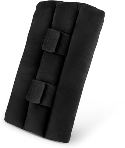 UIHRLM Adjustable Seat Belt Mastectomy Pillow, Lightweight Post Surgery Recovery Support Cushion Pad for Hysterectomy Heart C-Section Chest Protect while Driving, Sitting & Sleeping Relief (Black)