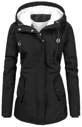 Générique Manteau Automne Polaire Oversize Long Doudoune Longue Femme Hiver Chaude Duvet Chaude Longue D' Parka Hiver Matelassée Grande Taille Jacket Femme Women Winter Manteau XS