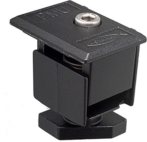 Fischer, Morsetto unico universale centrale e finale per tutti i moduli fotovoltaici con spessore da 30 a 50 mm PMU BL nero (10 Pezzi)
