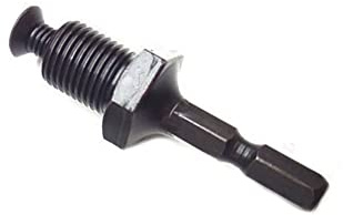 Adattatore per mandrino per trapano, filettatura esagonale, strumento di conversione per avvitatore a percussione, 1/4-1/2 (gambo da 14 mm)