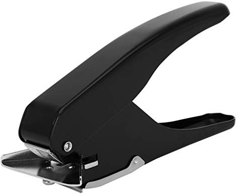 Metallo 5 Mm Foro Rotondo ID Business Carta Fotografica Perforatrice Pinza Pinzatrice Con Bianco