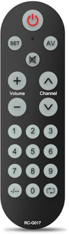 Télécommande Universelle à Gros Boutons pour la Plupart des téléviseurs, Ttelecommande Universelle pour Personnes âgées - Facile à Utiliser et à configurer