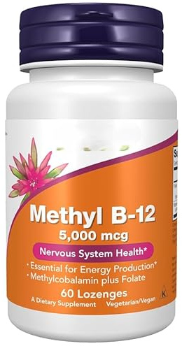 MethylB-12 5 kmcg, vegano, 60 pastillas