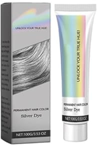 Teinture For Cheveux Gris: Formule Végétale Nourrissante Et Longue Durée For Des Couleurs Éclatantes Et Un Soin Capillaire Hydratant.(1PCS)