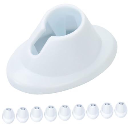 LOLIPPYY 10 pièces Support Vernis Ongles Silicone Flexible Anti-éclaboussures Porte-bouteille Compact pour Manucure Salon et Usage Maison Organiseur Pratique pour Table de Travail