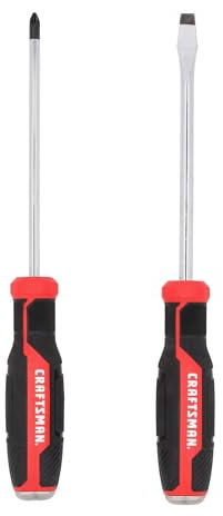 CRAFTSMAN Demolition Screwdriver Set 2 PC Heavy Duty, Demolition Grade, Comfort Grip (CMHT65089)