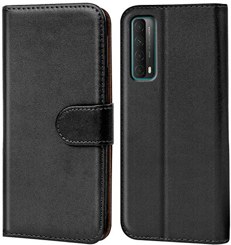 Verco Funda para Huawei P Smart 2021, Telefono Movil Case Compatible con P Smart 2021 Libro Protectora Carcasa, Negro