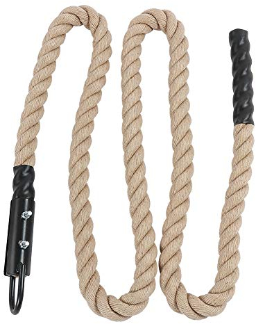 RiToEasysports Kletterseil für das Fitnessstudio, Trainingsseil für Drinnen und Draußen für Fitness- und Krafttraining, und Heimtraining, 1,5 Durchmesser, 10 Fuß Länge