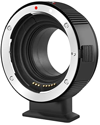 7artisans EF-EOS R Objektivadapter Autofokus Objektiv Speedbooster Konverter Ring kompatibel für Canon EF/EF-R Objektiv und Canon EOS R-Mount Kamera für Canon EOS R, RP, R3, R5, R6, R7, R10