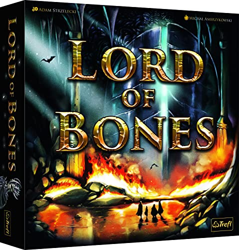 Trefl - Lord of Bones - Der Herr der Knochen - Abenteuer-Brettspiel | Erkundung der Unterwelt, Inventar, Erstellung von Gegenständen, BAU von Gängen, Dungeon Crawler