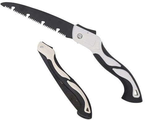 Folding Pruning Saw, Premium Hand Saw Durable Steel Foldable Saw Professional Portable Wood Saw with Non-Slip Handle for Woodworking Camping Wood Bushcraft Tree Trimming