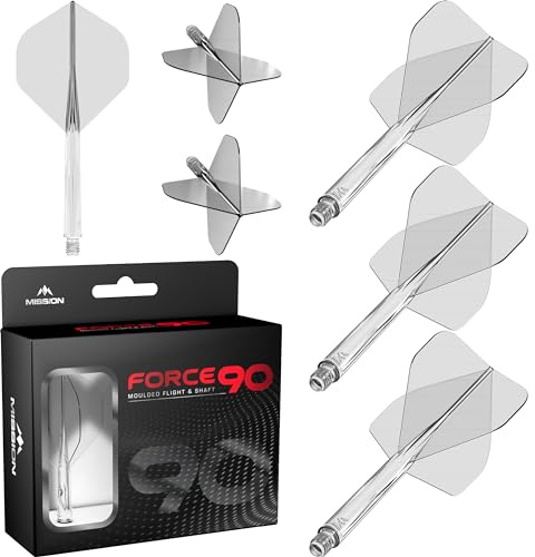 Mission Force 90 Clear NO2 - Dart Flights Short