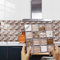 Peel and Stick Backsplash Tile Stickers Rose Gold Brown Stick On Tiles PVC Tile Stickers for Kitchen Heat Resistant Self Adhesive Tiles for Walls Waterproof Peel and Stick Floor Tiles Bathroom Wal