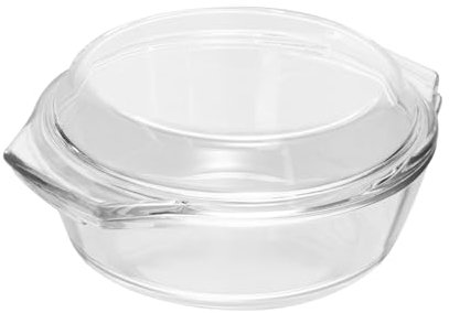 CIYODO Ciotola in Trasparente Per Zuppa Con Coperchio Per Forno A Microonde Come Insalatiera O Fruttiera