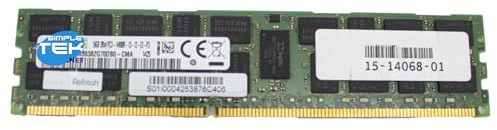 SIMPLETEK - 16 GB DDR3 1866 MHz ECC DIMM módulo banco memoria servidor Workstation RAM M393B2G70DB0-CMA PC3-14900R (reacondicionado)
