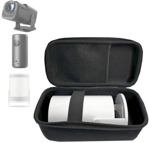 DailyTrends Projector Carrying Case for Magcubic HY320 HY300 HY300 Pro Nebula Capsule 3 case with Accessories Storage Pocket, Case Portable Storage Travel Case for Mini Projector and Accessories