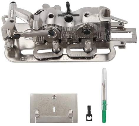 Kueohse Computadora carro industrial máquina de coser piezas carro plano ajustable ojo de cerradura abridor ojal accesorios