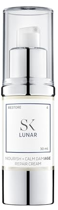 Skintegra Lunar - Crema nutritiva antiarrugas con péptidos, ubiquinona, manteca de karité y extractos vegetales, para piel normal a seca, 30 ml