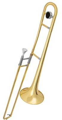 Trombón De Metal Trombón Tenor Profesional Para Principiantes Instrumento De Viento En Si Bemol Lacado En Dorado