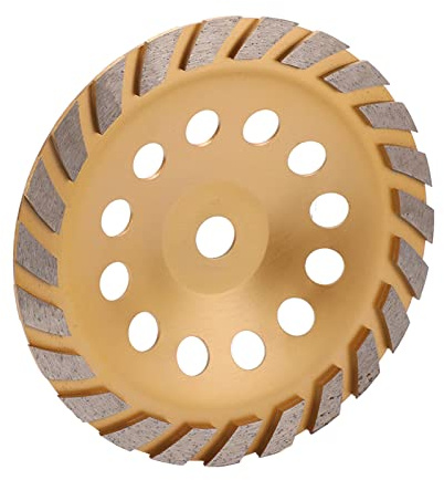 MasYosh Disco Diamantato, Mola Row Resistente Alla Ruggine a Taglio Rapido con Rondella ID 22mm, per Lucidatura Professionale di Cemento, Granito, Marmo, Pietra (230mm)