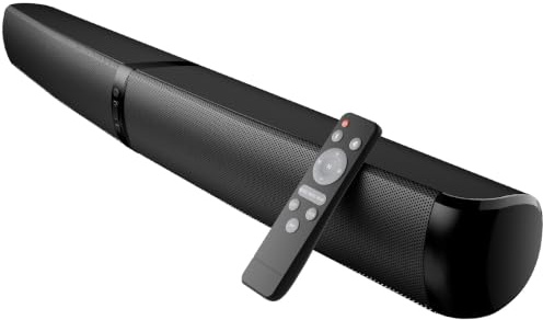 GarageRock Soundbar for TV, 2026 Upgrade 90W Soundbar, 2-in-1 Detachable Sound Bar for TV, Bluetooth TV Speaker with ARC/Optical/AUX Connect, Home Theater Sound for TV/PC/Projectors/Gift