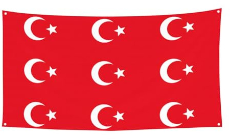 Bandiera della Turchia Stampa Regali di Vacanza Banner, Decorazione Da Appendere Per Lui Celebrazione Natale Festa di Halloween Yard Sign