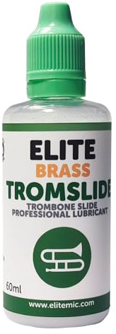 Elite Brass Tromslide Professionelles Gleitmittel für Posaunenstäbe, 60 ml