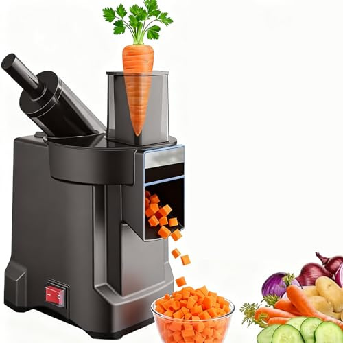 Tritatutto Per Verdure Fullstar Versione Uk, Affettatrice Elettrica, Cubettatrice, Macchina Per Patatine Fritte, Bastoncini Di Verdure, Accessori Multipli, Versatilità