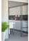 BIANCHERIAWEB Cortina antimosca antirruido Cadena Cuentas de caída Panel Puerta Ventana casa Transparente 140 x 230 cm Transparente