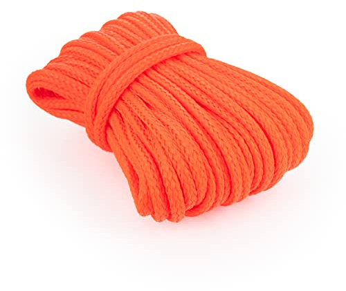 HonuNautic Schwimmleine für Rettungsringe | 30m Länge | Orange | 8mm Durchmesser | schwimmfähig schwimmend Leine Seil Tau